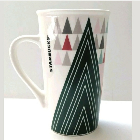 Starbucks Kitchen Starbucks Tall Coffee Mug 6 Oz Triangle Pattern Poshmark
